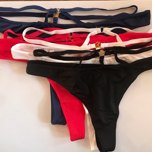 4 XL Victoria’s Secret Strappy Panties - Picture 1 of 14